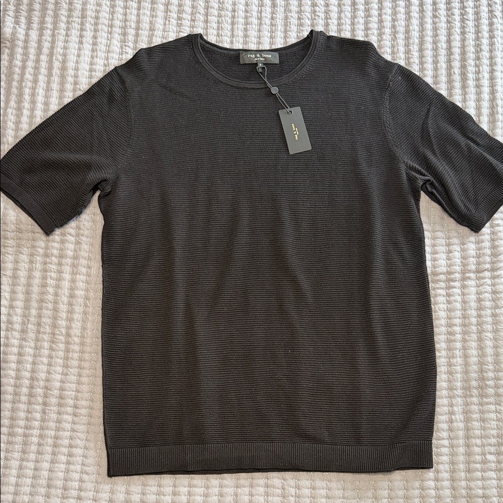 Rag & Bone Charcoal Short Sleeve Tee